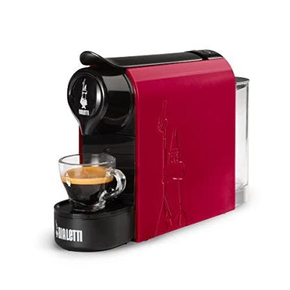 Bialetti Gioia Espresso Café Máquina, 1200W, Rojo