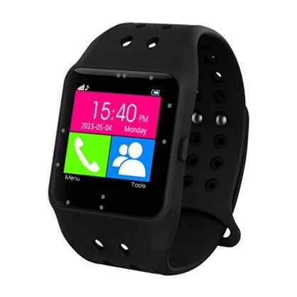 Prixton sw11 - Smartwatch de 1.3" (Bluetooth, iOS, Android) Color Negro