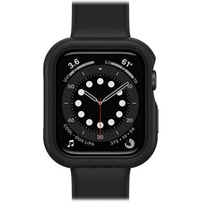 Otterbox Protector de Reloj para Apple Watch Series SE 2.ª & 1.ª gen/SE/5/4 44mm, Resistente a Caída y Golpes, Carcasa Protectora Elegante para Apple Watch, protege la Pantalla y los Bordes, Negro