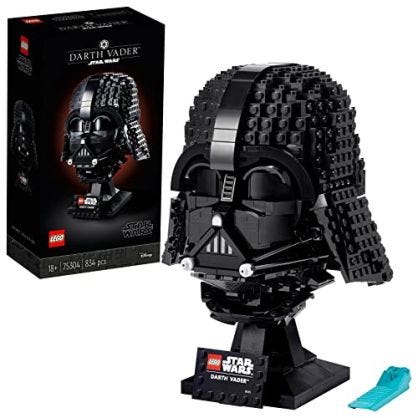 LEGO Star Wars Casco de Darth Vader, Maqueta para Construir para Adultos, Modelo de Coleccionista, Manualidad de Decoración, Regalo de San Valentín para Hombres, Mujeres y Pareja 75304