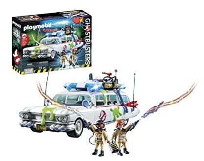 PLAYMOBIL Ghostbusters 9220 Ecto-1 con Módulo de Luz y Sonido, A Partir de 6 Años