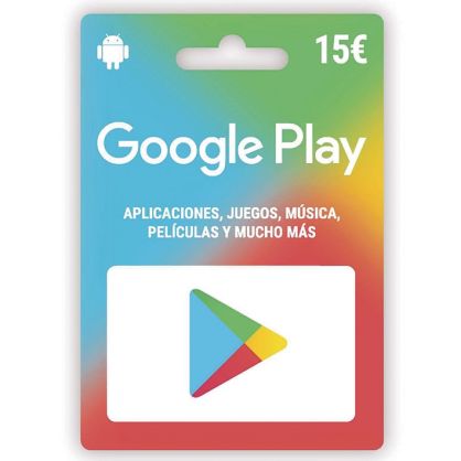 Google Play 15 euros